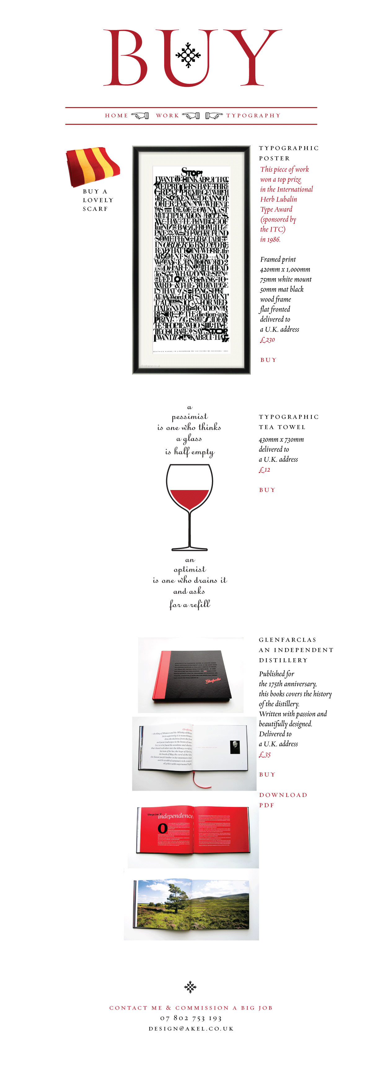 Typography, Typographic Gifts