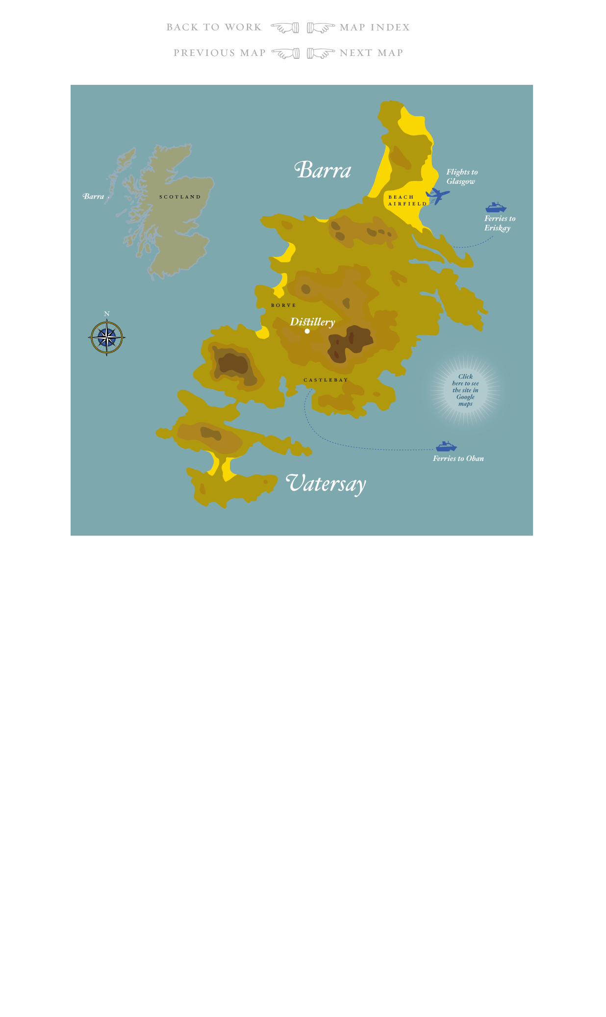 Scottish map design designer