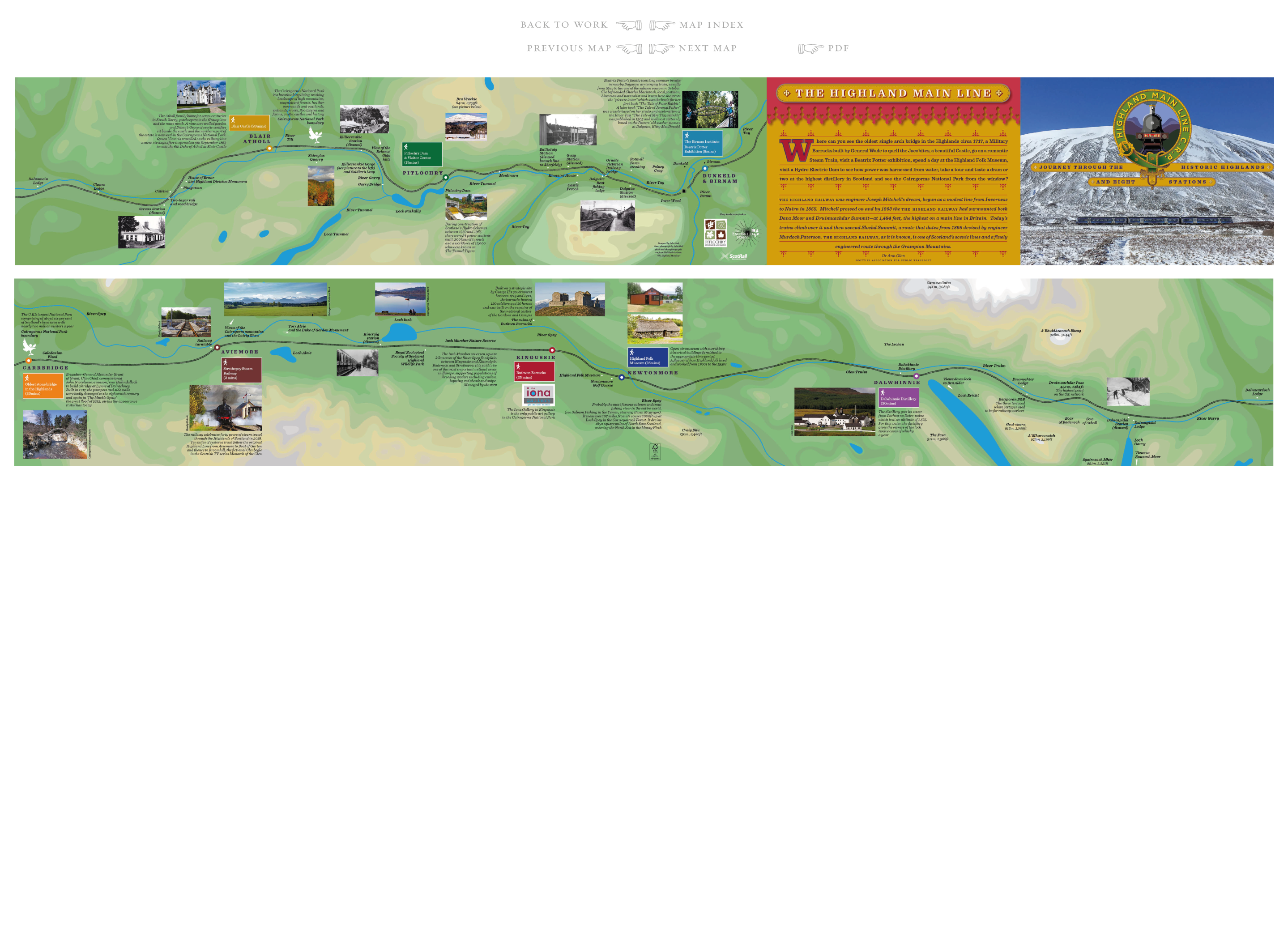 Scottish map design, map design Scotland, best map designer